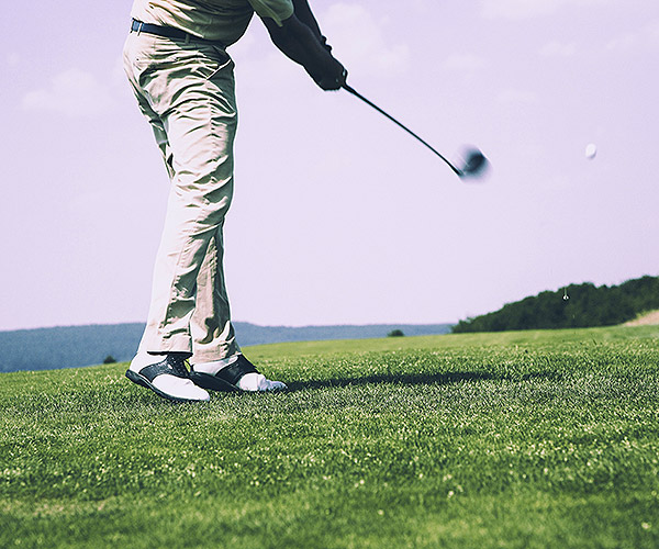 Golfing in mid-Wales